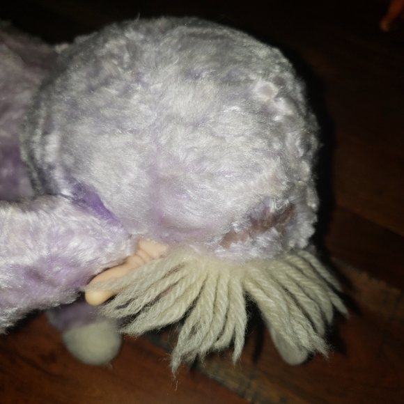 Vintage Rushton Cow Rubber Face Purple Elsie Bell Plush 1950s Stuffed Animal T - Picture 7 of 14